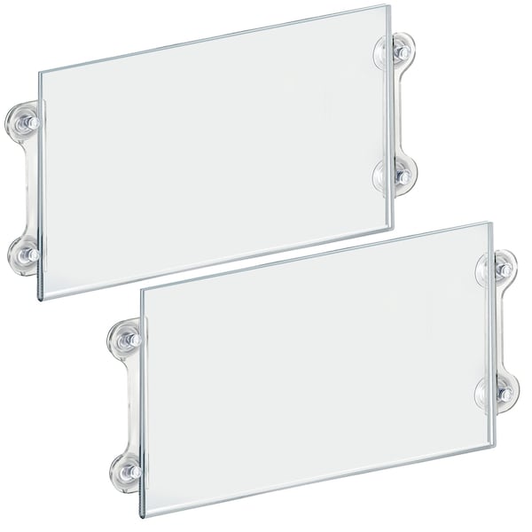 17"W x 11"H Sign Frame W/ suction cups, PK2